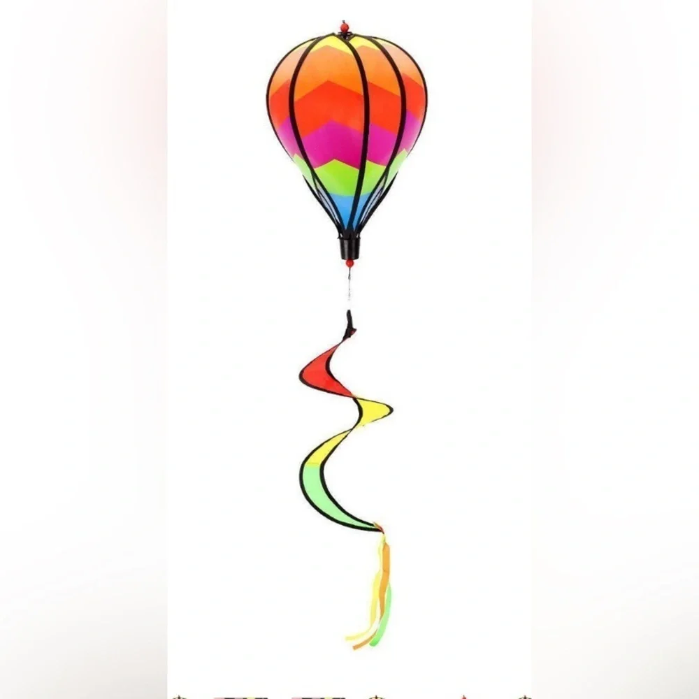 NEW -Colorful Hot Air Balloon Wind ner for Festive Outdoor Decoration and Lively